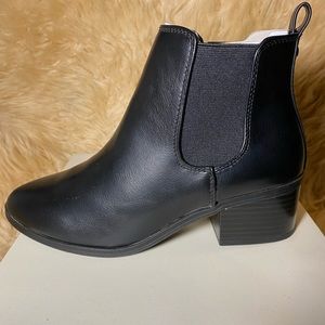 A New Day Black Chelsea Boots NWT